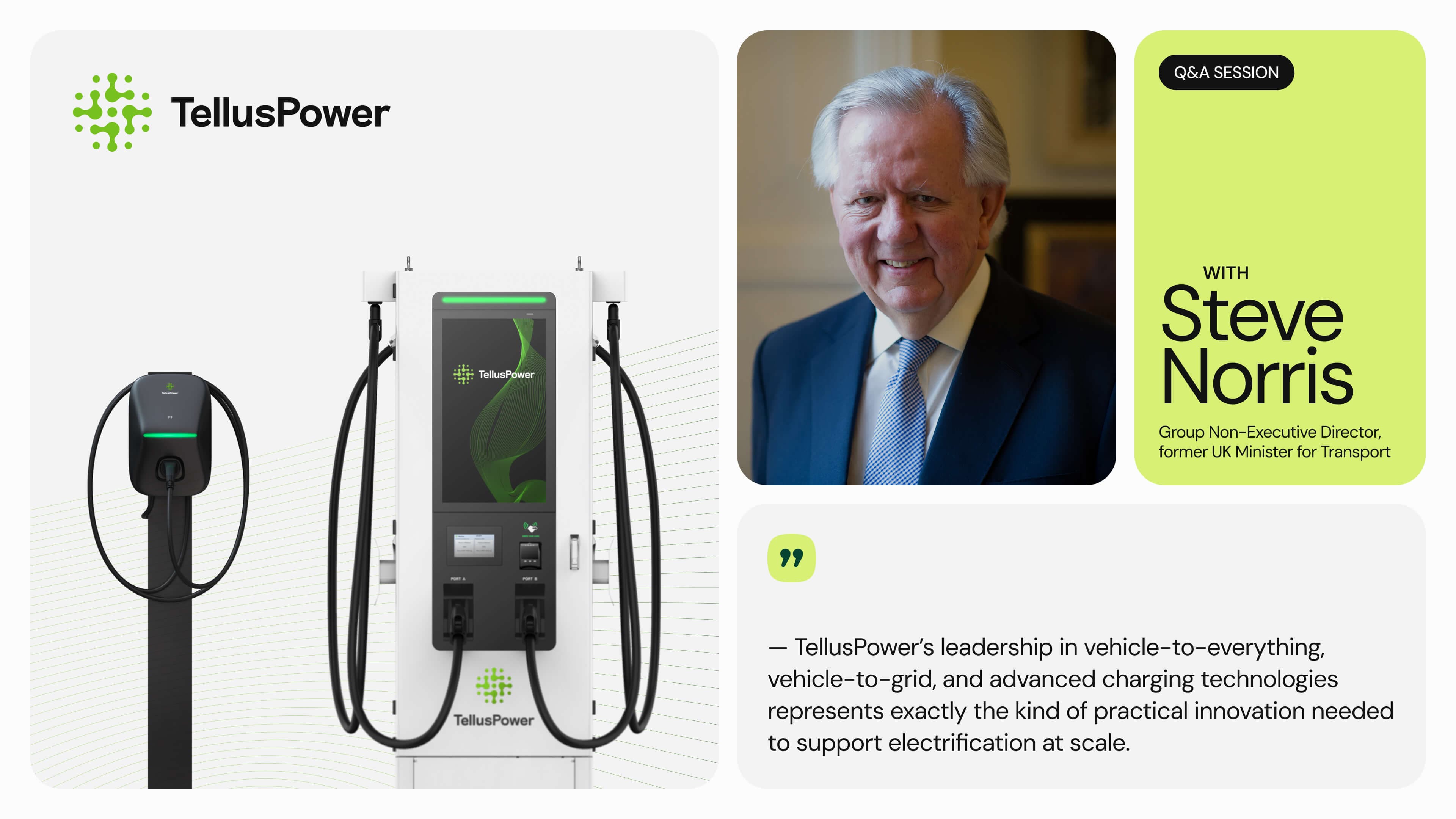 Meet Tellus Power's New Global Non-Executive Director: Steve Norris, EFRICS, FICE, FCILT, FCIHT